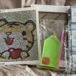 OURS COEUR - BRODERIE DIAMANT ENFANT