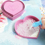 PLATEAU COEUR - ACCESSOIRE - BRODERIE DIAMANT