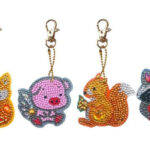 PORTE-CLÉS - BRICOLAGE DIY - BRODERIE DIAMANT