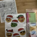 STICKERS " SMILEYS " NOËL - BRICOLAGE DIY