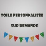 TOILE PERSONNALISÉE - BRODERIE DIAMANT