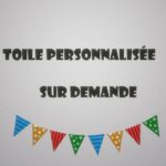 TOILE PERSONNALISÉE- BRODERIE DIAMANT