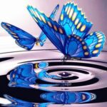 PAPILLONS - BRODERIE DIAMANT