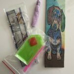 MARQUE-PAGE CHIEN - BRICOLAGE DIY - BRODERIE DIAMANT