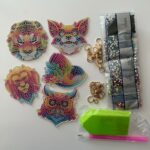 PORTE-CLÉS ANIMAUX SAUVAGE - BRICOLAGE DIY - BRODERIE DIAMANT