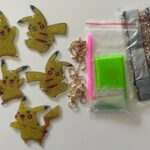 PORTE-CLÉS PIKACHU - BRICOLAGE DIY - BRODERIE DIAMANT